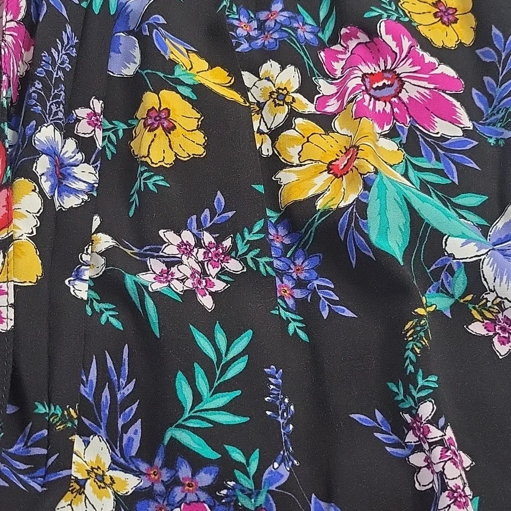 Time and Tru floral button-down dress sz XXL 20 - Picture 13 of 13